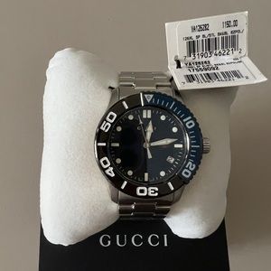 GUCCI Men's 126 XL Swiss Quartz Bracelet Watch, 45mm YA126282 NWT